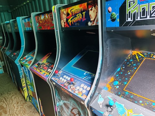 Full size arcade video - size,