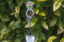 Vintage Spoon Scottish Thistle Scotland UK Souvenir Map Gift Ornate British