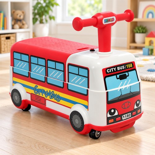 Kids big red bus ride - big, on