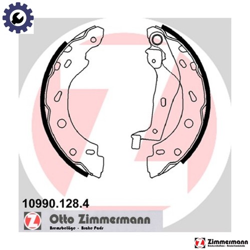 Brake shoe set - brake, for