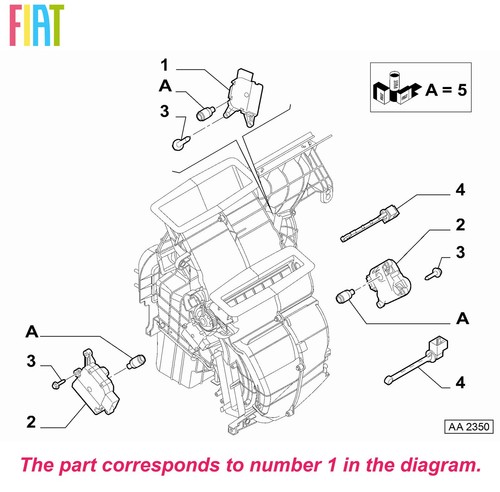 Genuine fiat heater - fiat, blend
