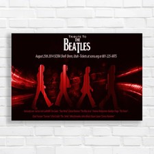 Vibrant Beatles Tribute Red