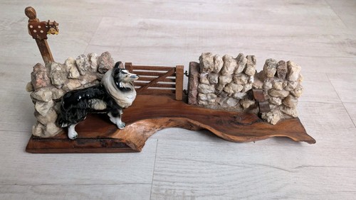Collie dog figurine - collie,