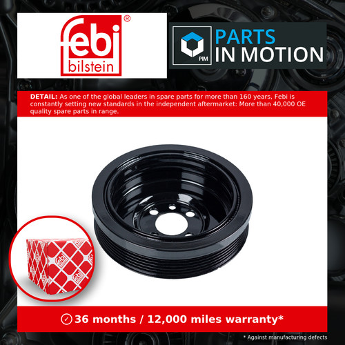 Crankshaft pulley 26870 febi - pulley,