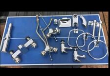 Selection Of Chrome Bath Sink Bit Taps  Towel Hangers Waste Trap