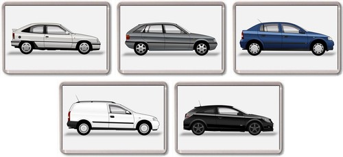 Fridge magnet vauxhall astra - -,