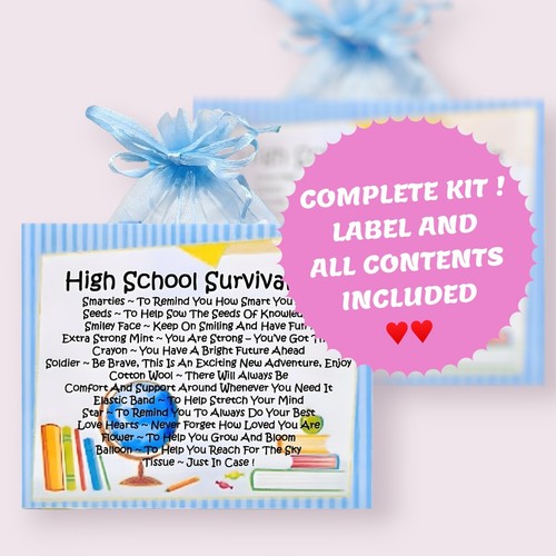 High school survival kit - school,