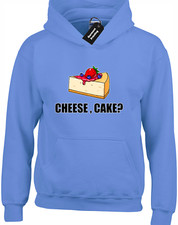 CHEESECAKE HOODY HOODIE FUNNY PETER COMEDY JOKE KAY COOL GIFT DESIGN