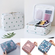 Womens Wash Bags Toiletry Handbag Hanging Travel Case Cosmetic Make Up Pouch Kit
