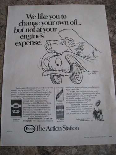 Esso the action station change - esso,