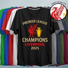2025 LIVERPOOL Top Champions Adult Kids Sizes Souvenir ALL Colours T Shirt