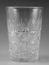 Thomas WEBB Crystal - WELLINGTON Cut - Tumbler Glass / Glasses - 4 1/8"