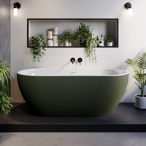 Dark green freestanding - dark,
