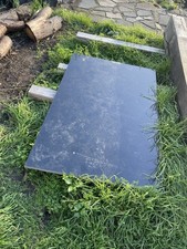 Black Granite Slab Worktop Hearth 20mm x 122cm x 81cm unused large offcut