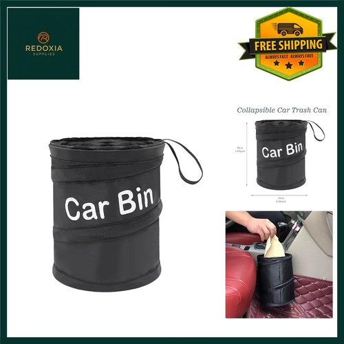 Collapsible car trash can - collapsible,