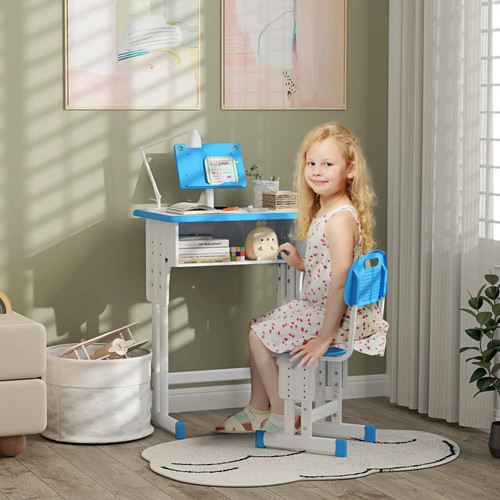 Adjustable kids desk - desk, set