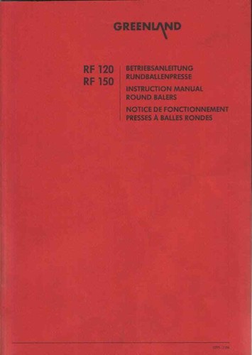 Greenland round baler rf120 - rf120, &
