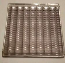 Rare! Frank Lloyd Wright Antique Luxfer Prism Glass Tile 5"x5" Light Amythist 
