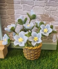 Dolls house flowers basket - dolls,