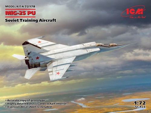 Icm 72178 mig 25pu foxbat - icm, "foxbat"