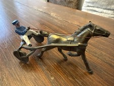 Vintage Cast Iron Sulky Racing