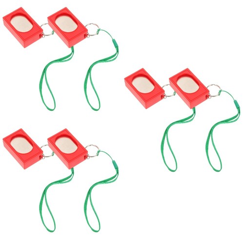 Pet training clickers 6pcs red - clickers,