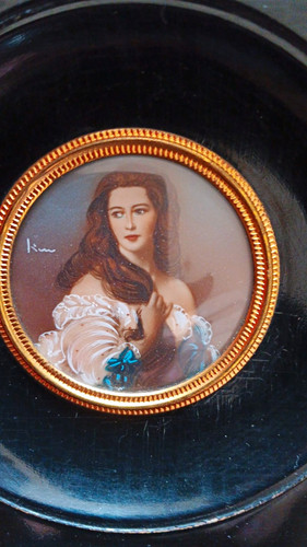 French framed miniature - french,