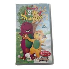 Barney's 1-2-3-4 Seasons VHS - Rare Children's Educational Musical Video