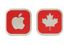 Apple Logo + Canada Maple Leaf
