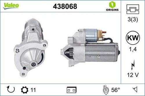 Valeo starter 2 8l - starter, 1.1-2.8l