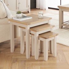 Nest of 3 Tables Cheshire Dove
