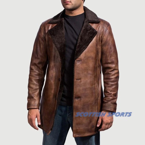 Mens long sheepskin - mens, shearling