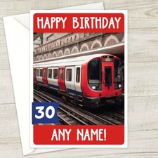 LONDON TUBE TRAIN Personalised