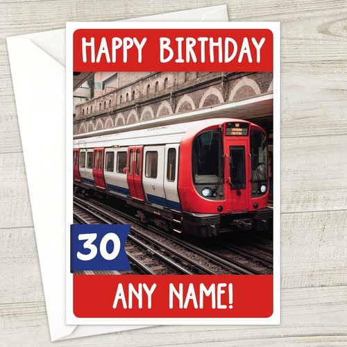 London tube train personalised - tube,