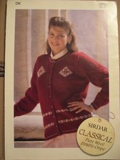 Knitting Pattern: Sirdar Classical DK No C8740 30-40" Pure Wool/Double Crepe