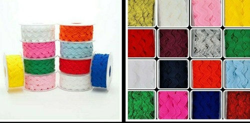 13mm large ric rac zig - rac,