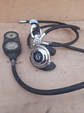 Mark V Scuba Pro Vintage Demand Valve 1980s Model with Gauges