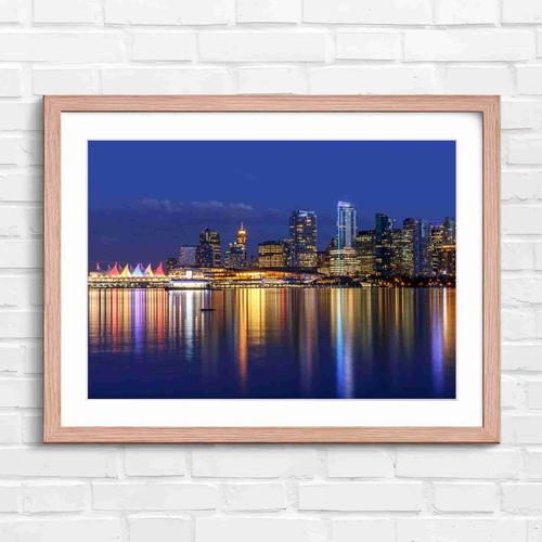 Vancouver skyline lights - vancouver,