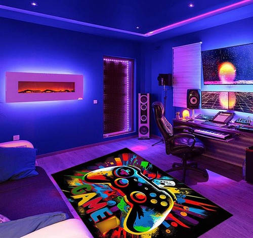 Gaming area rug - gaming,