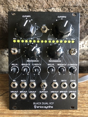 Erica synths black dual vcf - black,