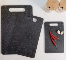 Chopping Board Granite Look Breakfast Carving Kitchen Cutting