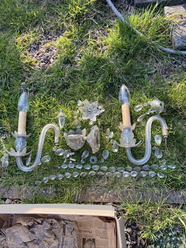 Antique candle glass - candle, or