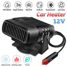 12V 120W Portable Electric Car Heater Heating Fan Defogger Defroster Demister