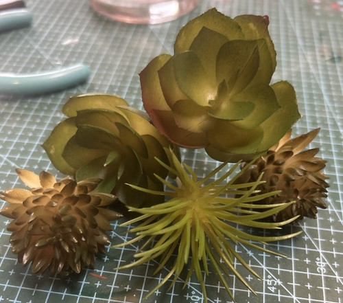 Fake succulent plants - 5,