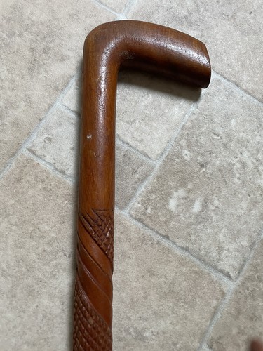 Solid wood walking stick - walking,