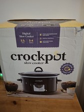 Crock-Pot CSC113 Digital Slow Cooker 3.5L- Crack In Lidholder SEE PHOTOS