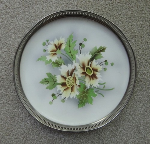 Vintage round ceramic - 7", &