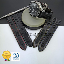 Racing Leather Watch Strap For