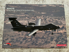 BAE Systems Mantis long-range UAS drone - promotional aircraft brochure