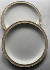 2 DENBY CARAMEL STRIPES DINNER